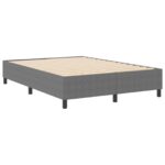 vidaXL Platformový rám postele Svetlosivá 160 x 200 cm – Obrázok 2