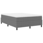 vidaXL Platformový rám postele Svetlosivá 160 x 200 cm – Obrázok 3