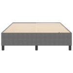 vidaXL Platformový rám postele Svetlosivá 160 x 200 cm – Obrázok 6