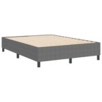 vidaXL Platformový rám postele Svetlosivá 160 x 200 cm – Obrázok 8