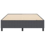 vidaXL Posteľ s boxspringom tmavo šedá 160x200 cm z kordurolu – Obrázok 6