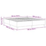 vidaXL Box Spring Posteľ Modrá Super King Kordurová Tkanina – Obrázok 10