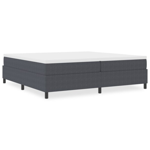 3337428_4.jpg vidaXL Box Spring Postel tmavo šedá 200x200 cm z cordurového textilu – Obrázok 4