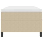 vidaXL Posteľ s box springom a matracom Svetlozelená Sivá 90x200 cm Kordurová látka – Obrázok 7