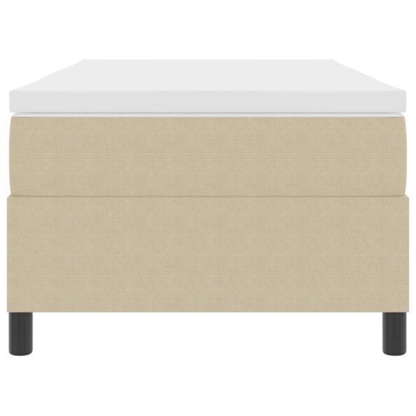 vidaXL Posteľ s box springom a matracom Svetlozelená Sivá 90x200 cm Kordurová látka – Obrázok 7