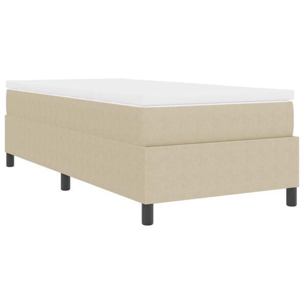 vidaXL Posteľ s box springom a matracom Svetlozelená Sivá 90x200 cm Kordurová látka – Obrázok 9