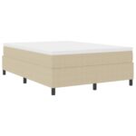 vidaXL Posteľ s box springom a matracom svetlozelená šedá 140x200 cm Kordúrová tkanina – Obrázok 2