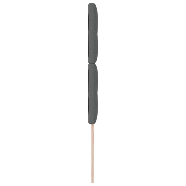 3337809_5.jpg vidaXL Čelo postele s gombíkmi, tmavošedé, 100 cm, látka – Obrázok 5