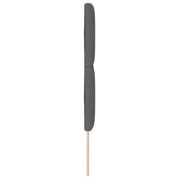 3337913_5.jpg vidaXL Čelo postele so vzorom diamantových blokov Tmavosivé 140 cm Textília – Obrázok 5