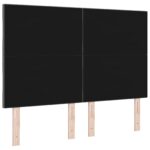 vidaXL Čelo postele so vzorom diamantových blokov Tmavosivé 140 cm Textília – Obrázok 6