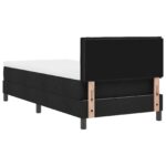 vidaXL Posteľ s pružinovým rámom Čierny 90 x 200 cm látka – Obrázok 10