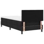 vidaXL Posteľ s pružinovým rámom Čierny 90 x 200 cm látka – Obrázok 10