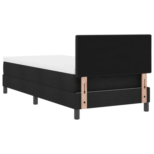 vidaXL Posteľ s pružinovým rámom Čierny 90 x 200 cm látka – Obrázok 10