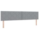 vidaXL Posteľ s matracom svetlosivá 200x200 cm textília – Obrázok 7
