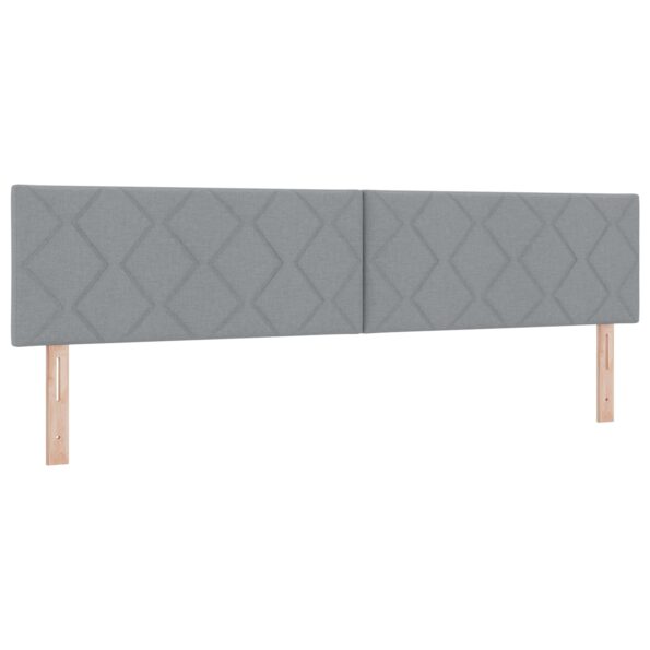 3338790_7.jpg vidaXL Posteľ s matracom svetlosivá 200x200 cm textília – Obrázok 7