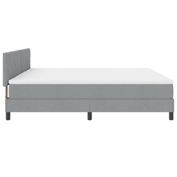 3338790_9.jpg vidaXL Posteľ s matracom svetlosivá 200x200 cm textília – Obrázok 9