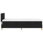 vidaXL Box Spring Posteľ s Matracom Čierna 80x200 cm Tkanina – Obrázok 9