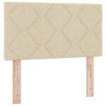 vidaXL Boxová pružinová posteľ s matracom Krémová 80x200 cm Tkanina – Obrázok 7