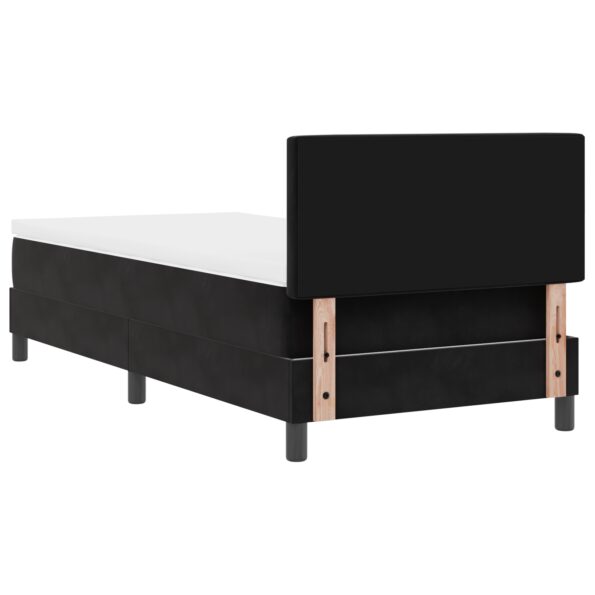 3339076_10.jpg vidaXL Box Spring Posteľ s Matracom Čierna Jednolôžková Zamat – Obrázok 10