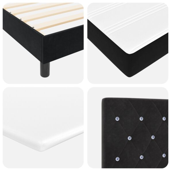 3339076_11.jpg vidaXL Box Spring Posteľ s Matracom Čierna Jednolôžková Zamat – Obrázok 11