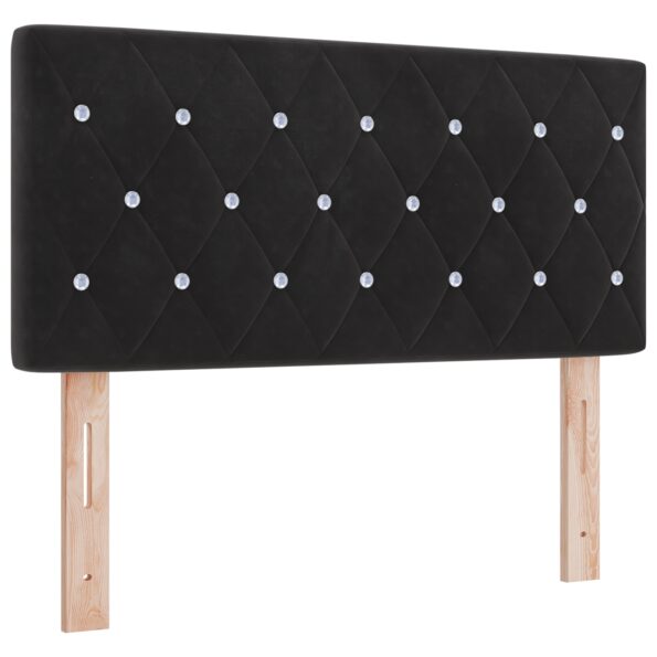 3339076_7.jpg vidaXL Box Spring Posteľ s Matracom Čierna Jednolôžková Zamat – Obrázok 7