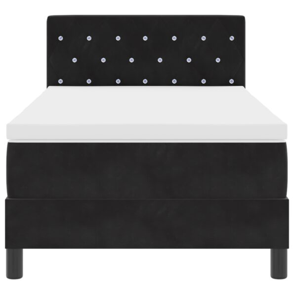 3339076_8.jpg vidaXL Box Spring Posteľ s Matracom Čierna Jednolôžková Zamat – Obrázok 8