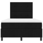vidaXL Boxspring posteľ s matracom čierna 120x200 cm textília – Obrázok 8