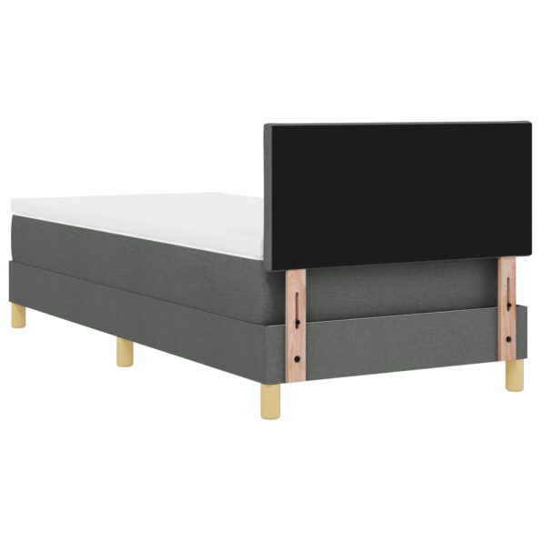 3342486_10.jpg vidaXL Posteľ s boxovým pružinovým systémom s matracom a LED tma sivý 90x200 cm textília – Obrázok 10