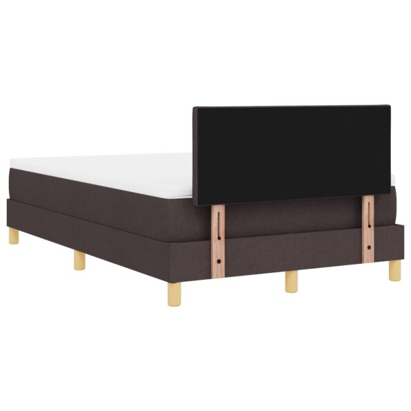 3342509_10.jpg vidaXL Posteľ s boxom a matracom & LED tmavohnedá 120x200 cm tkanina – Obrázok 10
