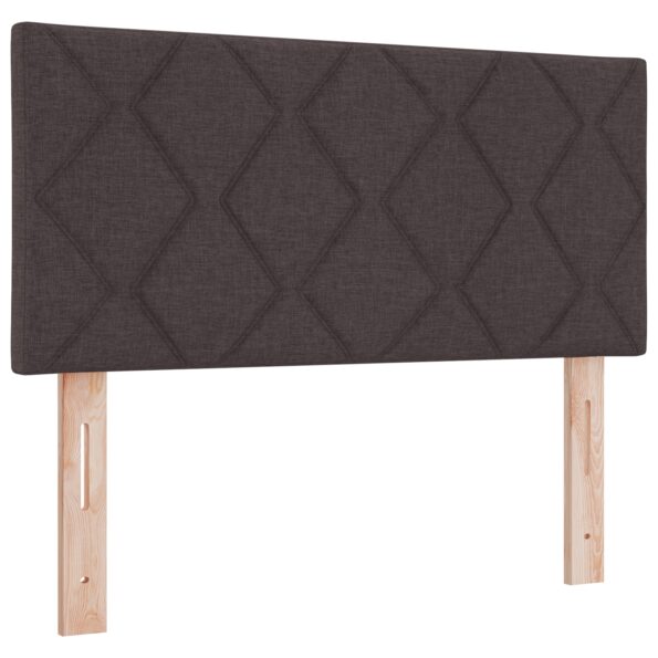 3342509_7.jpg vidaXL Posteľ s boxom a matracom & LED tmavohnedá 120x200 cm tkanina – Obrázok 7