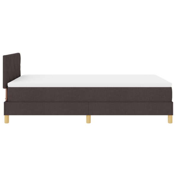3342509_9.jpg vidaXL Posteľ s boxom a matracom & LED tmavohnedá 120x200 cm tkanina – Obrázok 9