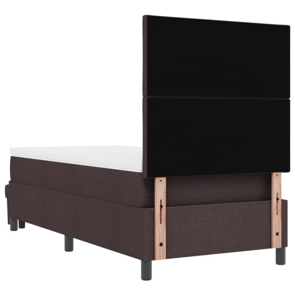 3344117_11.jpg vidaXL Pružinová posteľ s matracom a lavicou tmavohnedá 90x200 cm tkanina – Obrázok 11