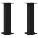 vidaXL Stojan na rastliny 2 ks Čierny Dub 30x30x95 cm Kompozitné drevo – Obrázok 2