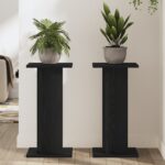 vidaXL Stojany na reproduktory 2 ks Čierny dub 30x30x60 cm Kompozitné drevo – Obrázok 4