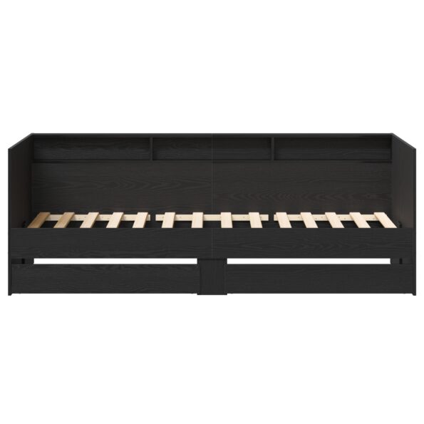 vidaXL Rám postele na deň s zásuvkami betónovo šedý 90x200 cm upravený drevo – Obrázok 7