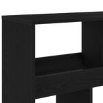 vidaXL Knižnica 2 pcs Čierny dub 100 x 33 x 187,5 cm – Obrázok 8
