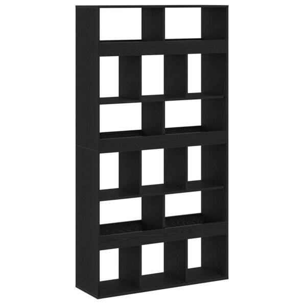 vidaXL Priečka 2 ks Čierna dub 100x33x187,5 cm Kompozitné drevo – Obrázok 5