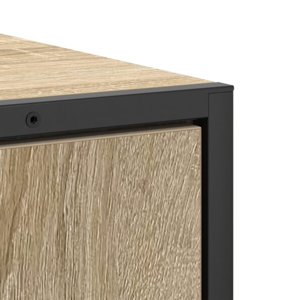 vidaXL 3-dielna kúpeľňová súprava nábytku svetlo jaseňové inžinierske drevo – Obrázok 9