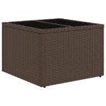 vidaXL 6-dielny záhradný pohovkový set s vankúšmi Hnedý Polyratan – Obrázok 6