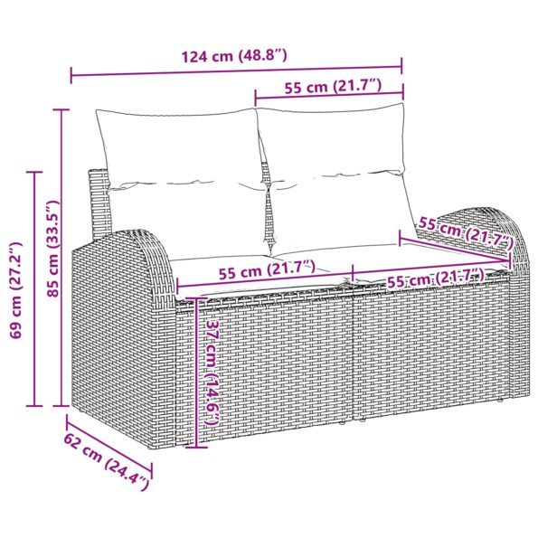 3347545_12.jpg vidaXL 8-dielny záhradný pohovkový set s vankúšmi, šedý poly ratan akácia – Obrázok 12
