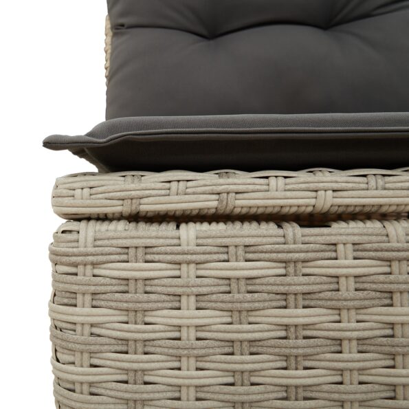 3348528_9.jpg vidaXL 10 Piece Garden Sofa Set with Cushions Light Grey Poly Rattan – Obrázok 9