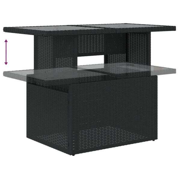 3349089_9.jpg vidaXL 5-dielny záhradný sedací set s vankúšmi čierny poly ratan – Obrázok 9
