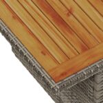 vidaXL Záhradné sofa 6-dielna súprava Šedá – Obrázok 8