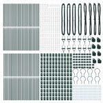 vidaXL Stĺpiky plotu 52 ks Zelená Ø32 mm 200 cm Pozinkovaná oceľ – Obrázok 4