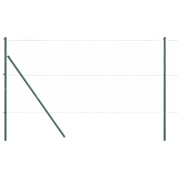 vidaXL Stĺp na plot. 26 pcs Zelená 3,2 x 3,2 x 210 cm – Obrázok 2