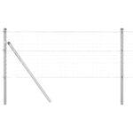vidaXL Stĺpy plotu 26 ks Ø32 mm 120 cm Galvanizovaná oceľ – Obrázok 2