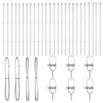 vidaXL Plotové stĺpy 26 ks Ø32 mm 150 cm Pozinkovaná oceľ – Obrázok 3