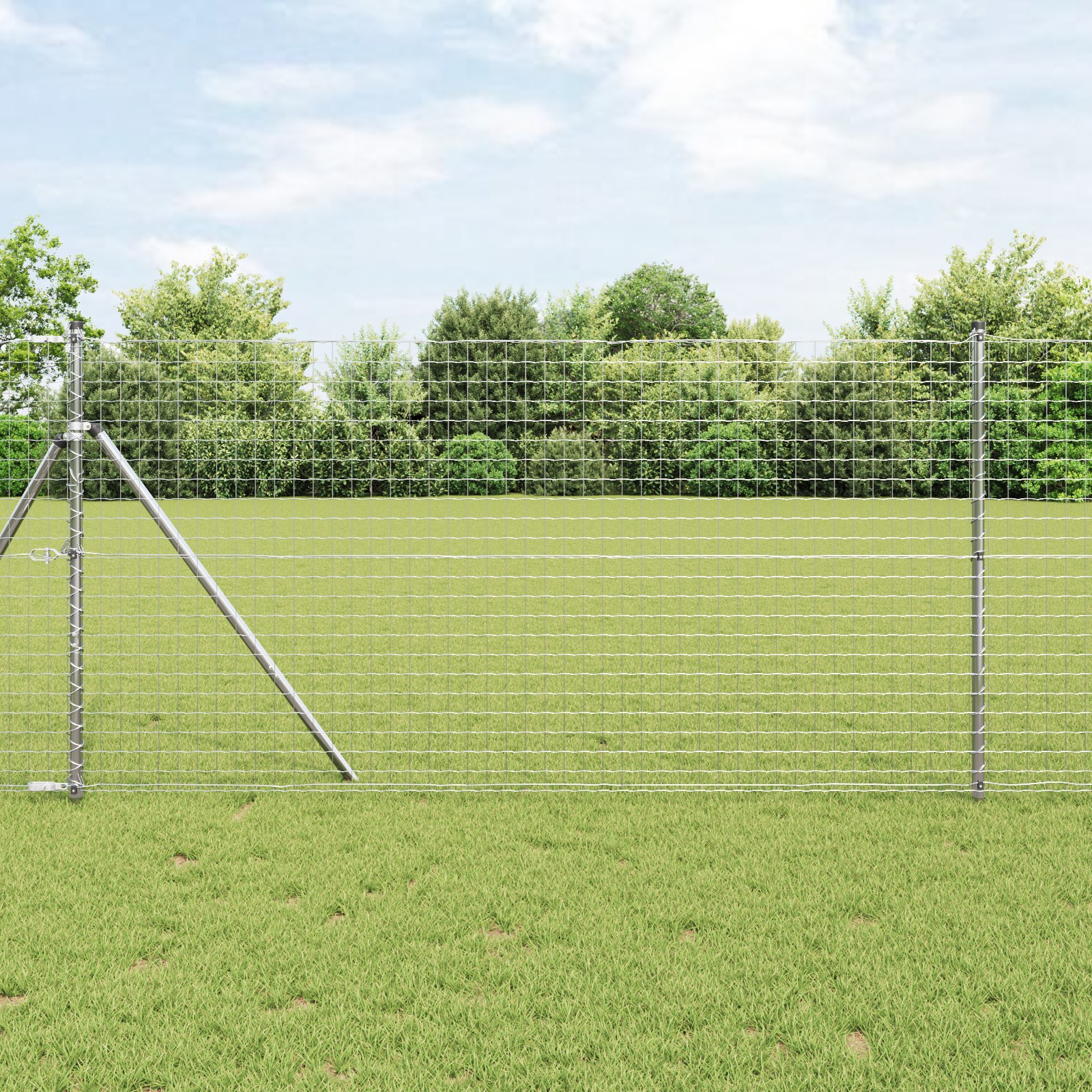 3350156_1.jpg vidaXL Stĺp na plot. 52 pcs Sivá 3,2 x 3,2 x 170 cm – Obrázok 1