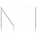 vidaXL Stĺp na plot. 26 pcs Sivá 3,2 x 3,2 x 215 cm – Obrázok 2