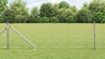 vidaXL Stĺp na plot. 52 pcs Sivá 3,2 x 3,2 x 165 cm